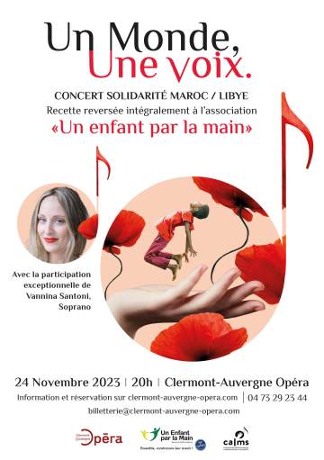 © Concert solidaire Maroc / Libye - Un Monde, une Voix | Clermont Auvergne Opéra