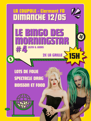 © Le Bingo Drag des Morningstar | La Coupole