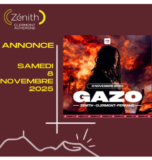 Gazo : Apocalypse Tour | Zénith d'Auvergne